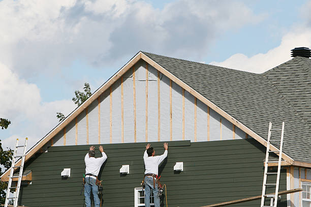Professional Emergency Siding Repair technician working in Decatur, TX